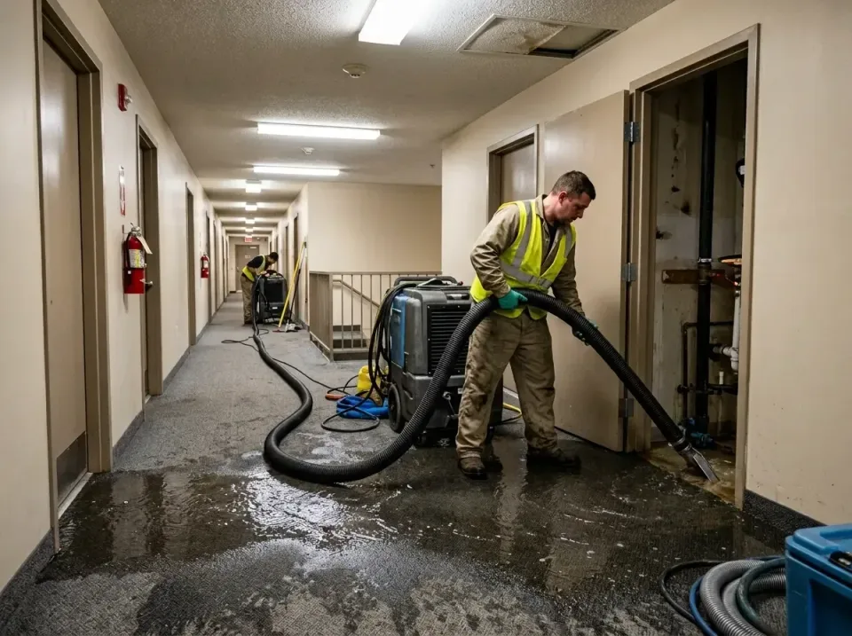 multi-unit-apartment-hallway-f-005 — frequently asked questions, Emergency Burst Pipe Water Extraction & Removal in Succasun…